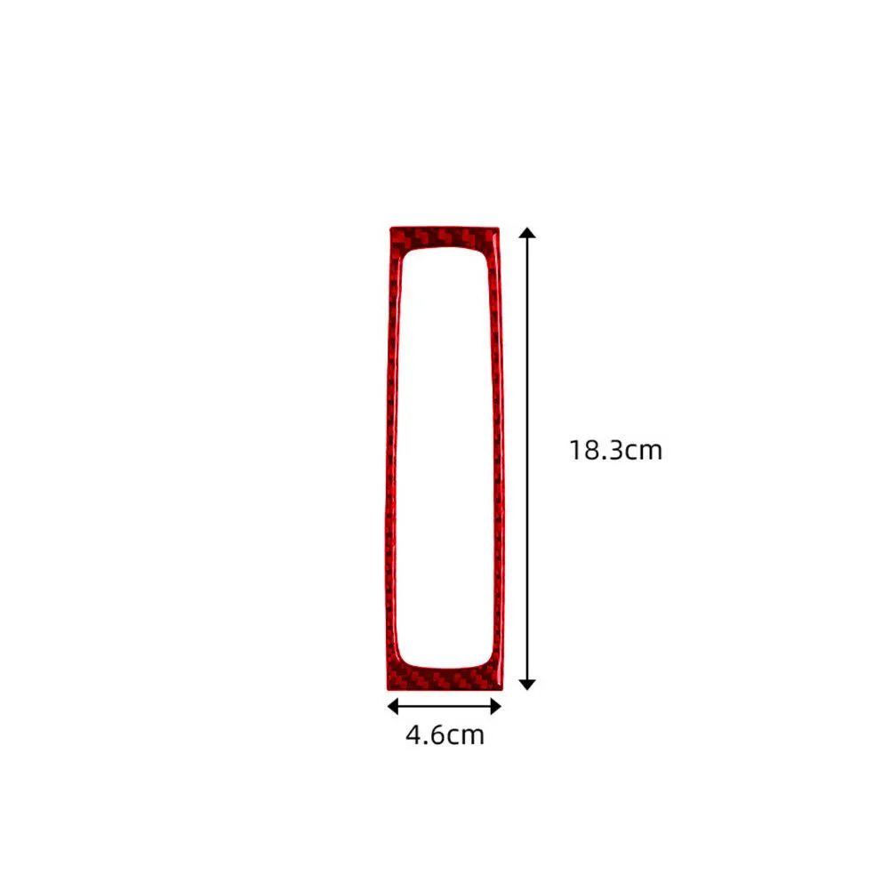 

High Quality Gear Shift Frame Cover Trim Car Accessories Carbon Fiber Decoration Durable Interior Moulding Shifter Panel Cover
