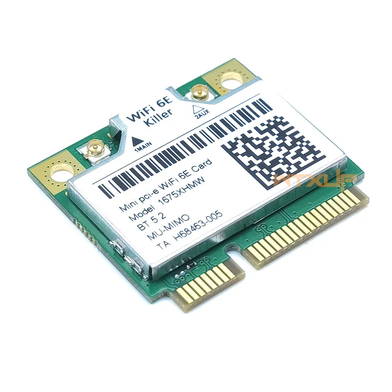 Killer 1675x для Intel AX210 1675xhmw Wi-Fi 6E 802.11AX двухдиапазонный 2 4G 5G 6G 5374 Мбит/с Bluetooth 5 mini pcie