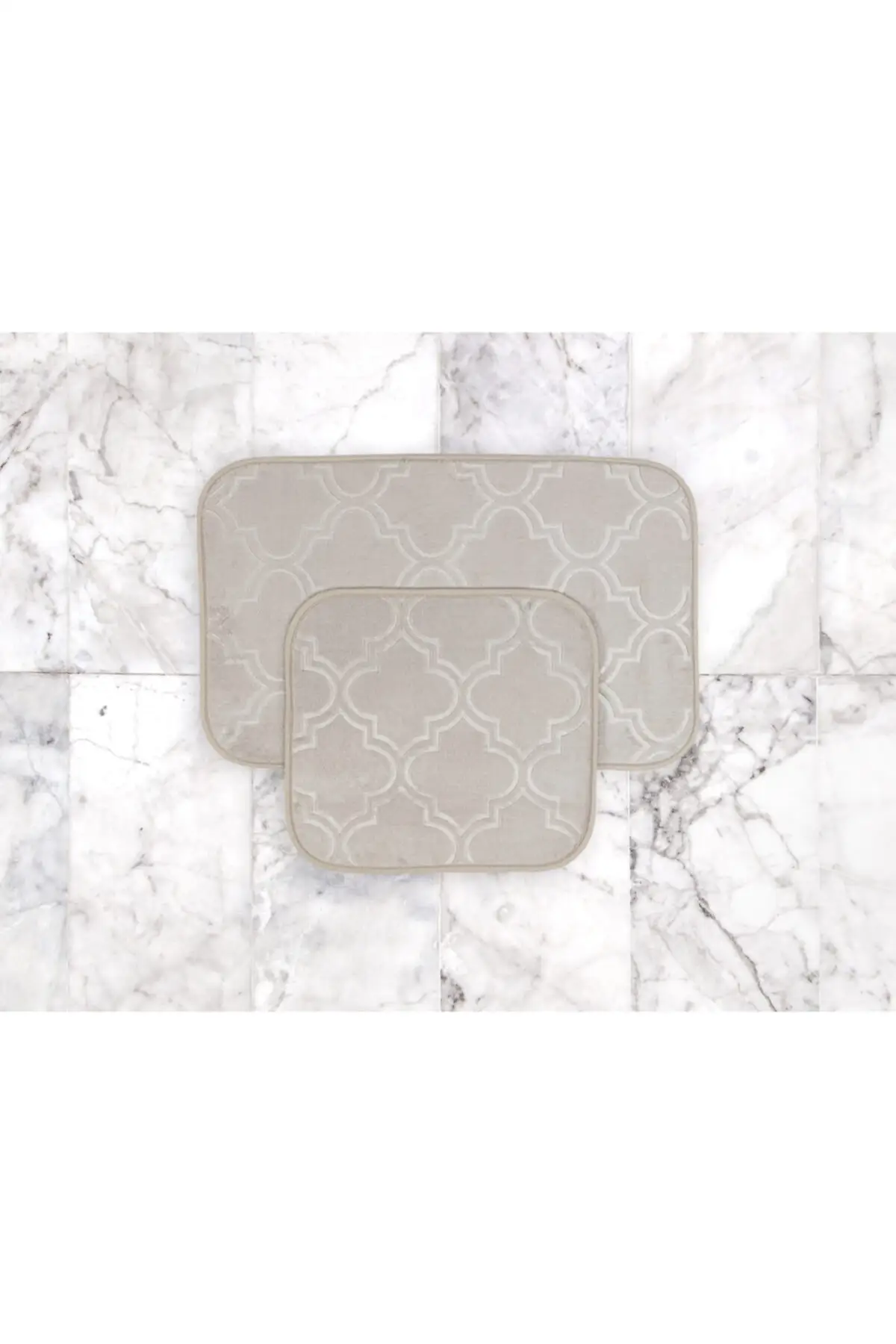 

Текстильный коврик для ванной alsatha 2-бежевый 50x80 + 45x50 см для дома и мебели