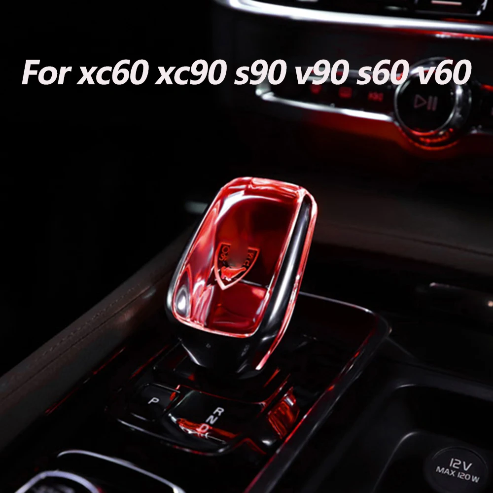 

Головка центрального контроллера для volvo xc60 xc90 s90 v90 s60 v60, сменная Хрустальная головка, аксессуары для салона автомобиля с рассеянной лампой