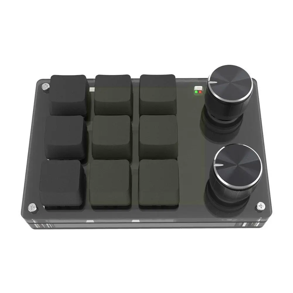 

Nine-s Custom Bluetooth Pad Macro Knob Shortcut Mechanical Hot-swap Board Switch Red With Game Mini Customizat H0i7