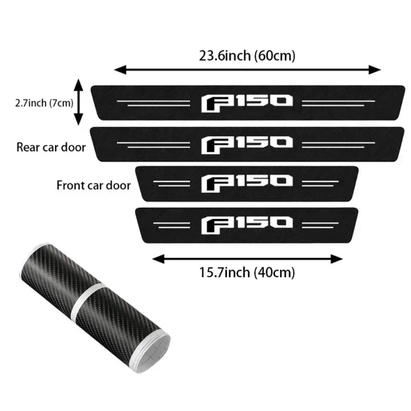 Наклейка на бампер багажника автомобиля защитная накладка порог для Ford F150