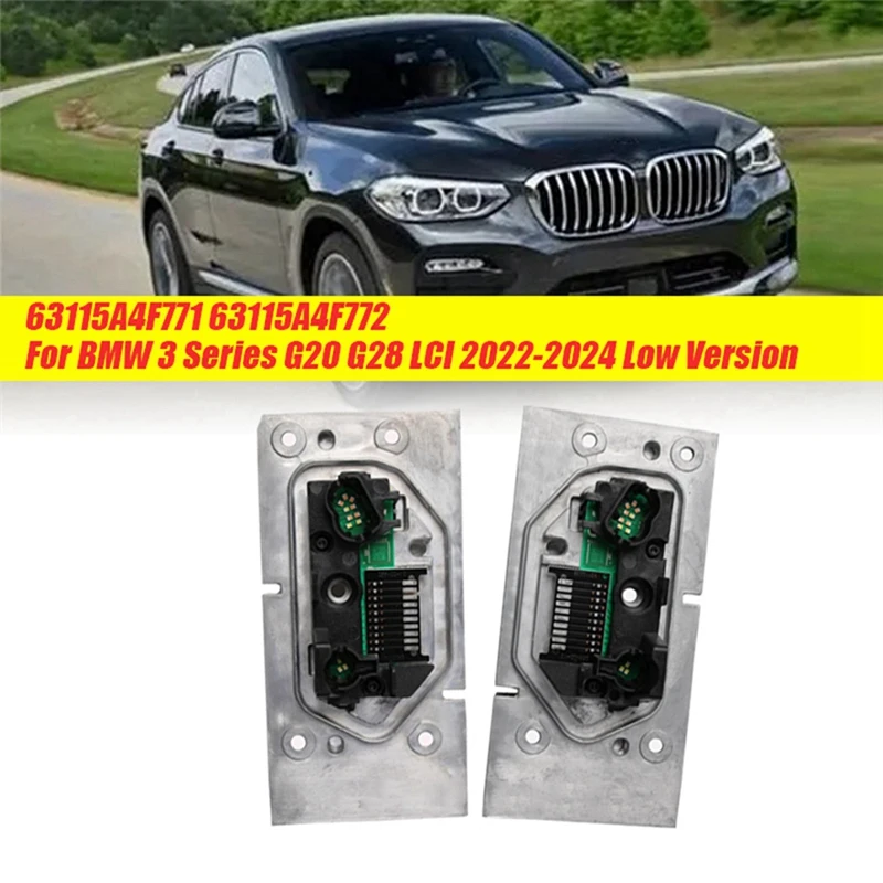 1 Пара автомобильных фар СВЕТОДИОДНЫЙ модуль Angel Eyes Source 63115A4F772 63115A4F771 для BMW G20 G28