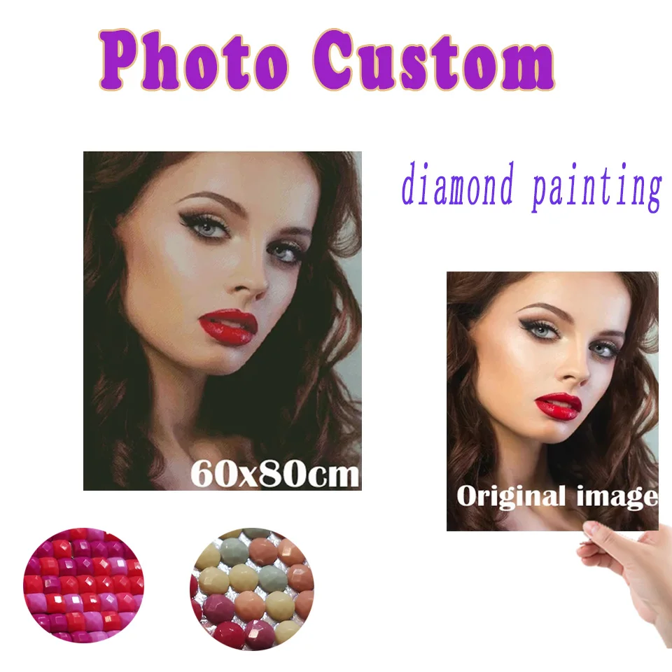 Алмазная картина фотографии на заказ DIY вышивка крестиком Стразы мозаика полный