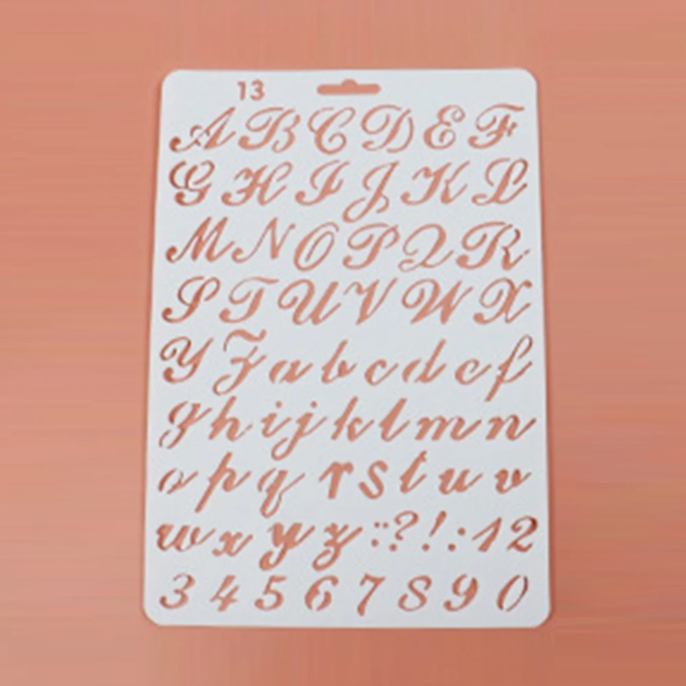 

Многоразовый полипропиленовый пигмент для украшения стен мультяшный портативный инструмент для мебели трафарет для спрея