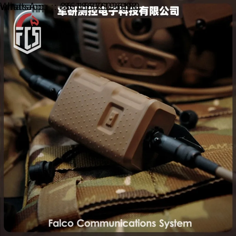 Фото Тактическая коммуникационная гарнитура V20 с одним каналом PTT, совместимая с PRC148 152 AMP №2