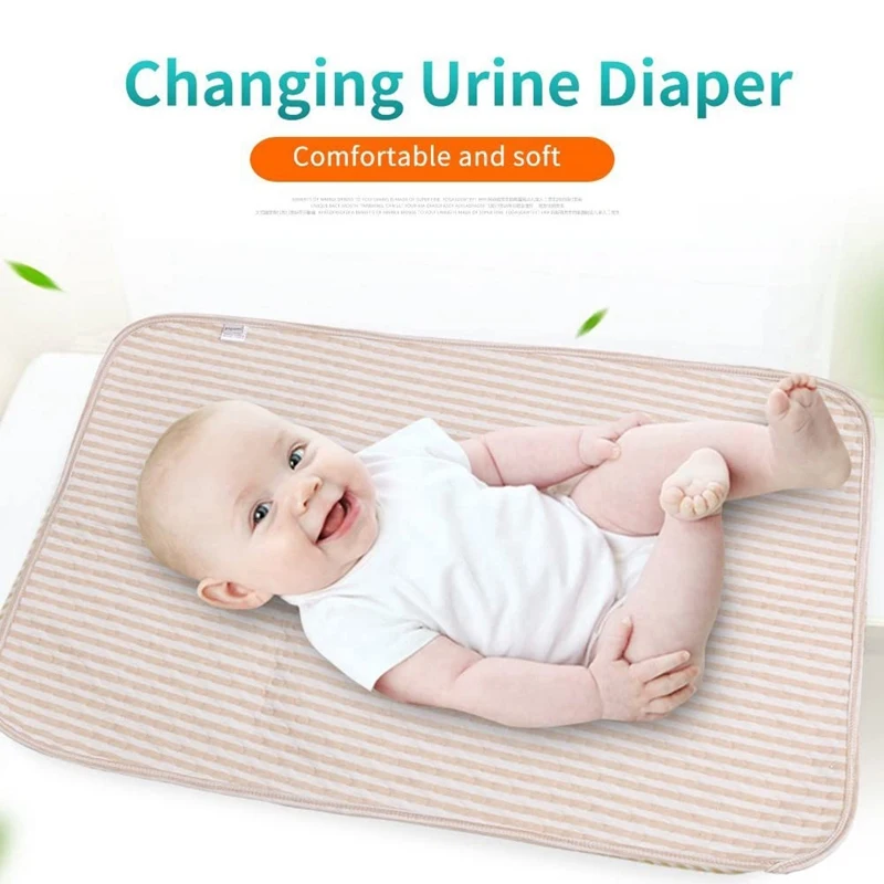 

Portable Baby Changing Mat, Cotton Changing Mat, Multifunctional Diaper Changing Mat (M-50X70cm)
