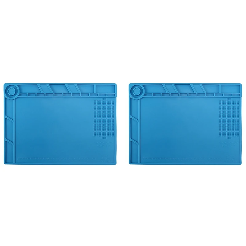 

2 шт., силиконовый коврик для пайки с магнитной изоляцией