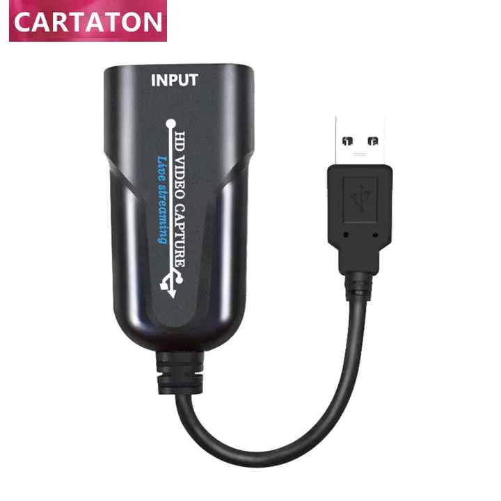 Заводская цена живая трансляция Usb2.0 1080P Hdmi К Usb захват игр дисплей 60 кадров в