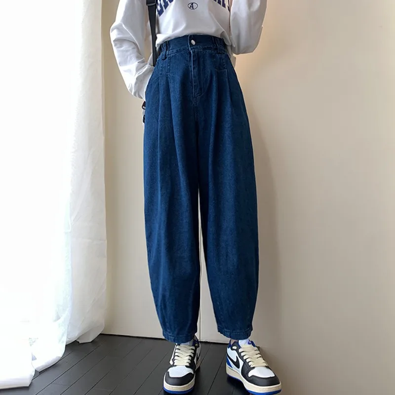 Женские повседневные джинсы-бойфренды Новое поступление 2024 осенняя винтажная