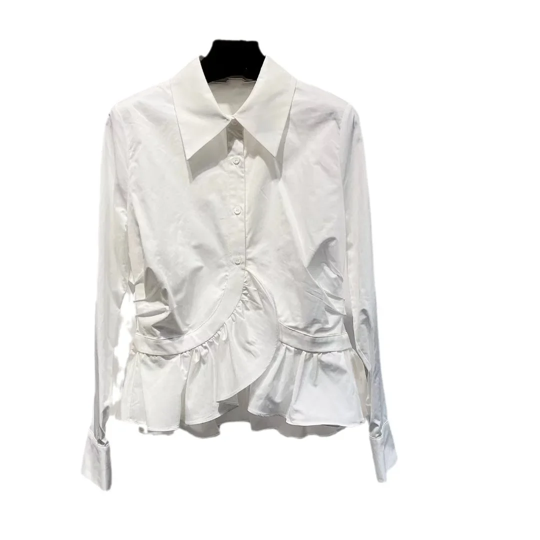 Хлопковая рубашка Deep South новинка весны 2023 элегантная модная возрастная