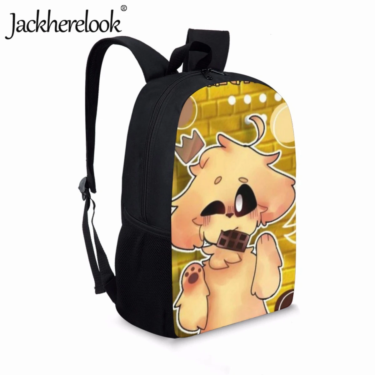 Jackherelook Mikecrack Backpack for Girls Boys Students Cartoon Anime Bookbag Kids School Bags Teenagers Casual Travel Mochila