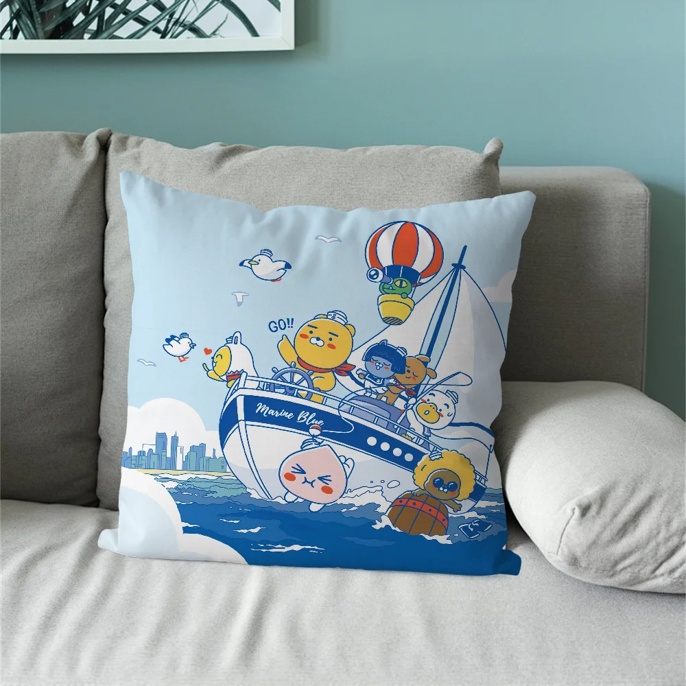 Милая наволочка с рисунком K-Kakao F-Friends диван гостиная спальня изголовье спинка