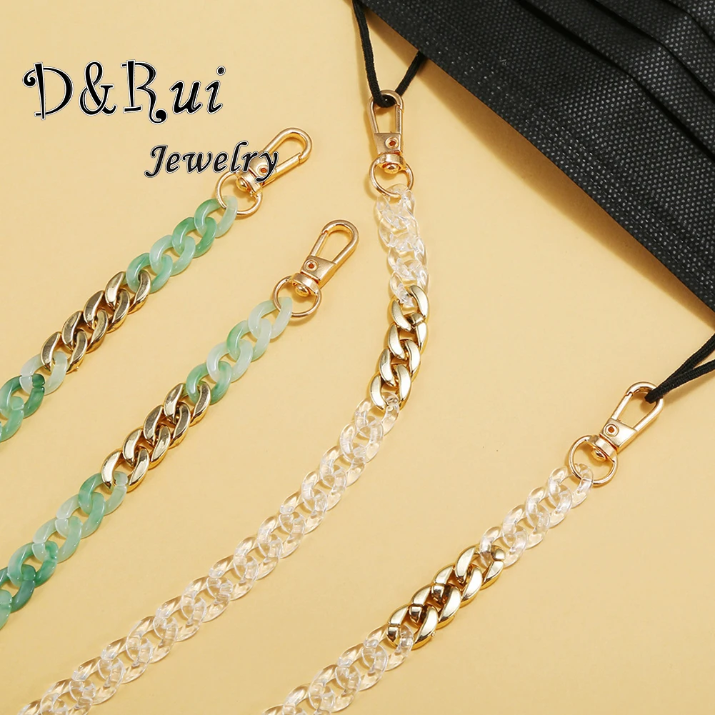 

Acrylic Face Mask Chain Women Men Glasses Chain Neck Holder Sunglasses Lanyard Straps Fashion Eyewear Jewelry Mother's Day Gift