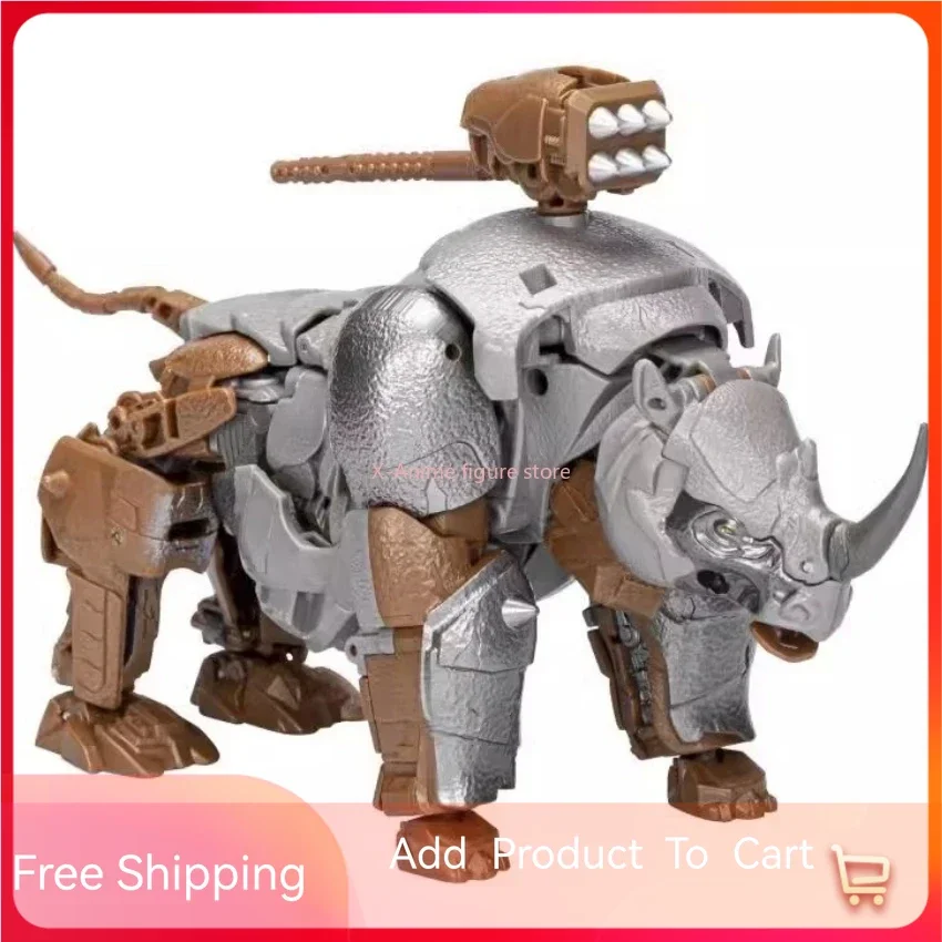 Фото В наличии: Трансформирующиеся игрушки Rise of The Beasts SS103 Rhinox Studio Series, улучшенная версия, робот-фигурка, подарок для мальчиков, хобби №3