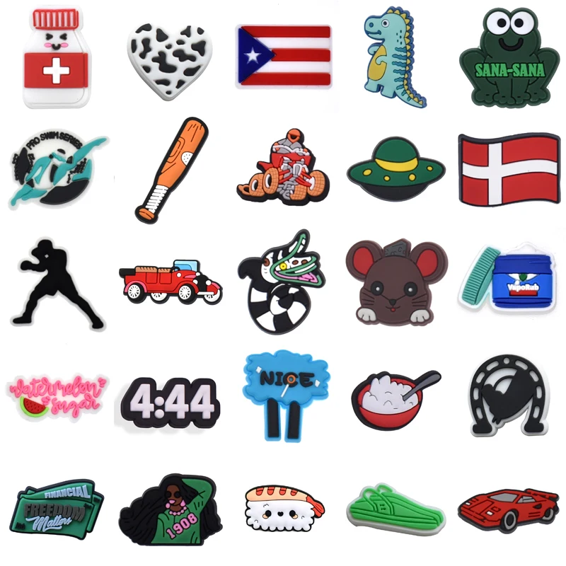 

Shoes Accessories Wholesale Bulk Kids Packs Decorations for Crocs Girl Men Women Charm Para Pins Set Jeans Shoe Charms Gifts Boy