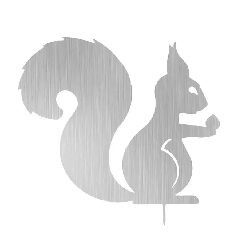 

Простое украшение в виде ржавой белки, металлическое украшение для сада ржавчиной, фигурка белки, металлический садовый колышек с ржавчиной