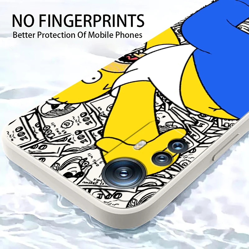 The Simpsons крутой мультяшный искусство жидкий левый канат для Xiaomi Mi 14 13T 13 12T 12 11T 11i 11 A3