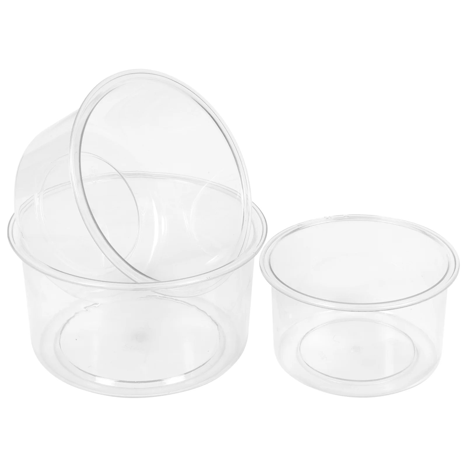 

3pcs Transparent Sugar Holder Decorative Sugar Jar Kitchen Seasoning Jar Condiment Pot for Home Office Restaurant