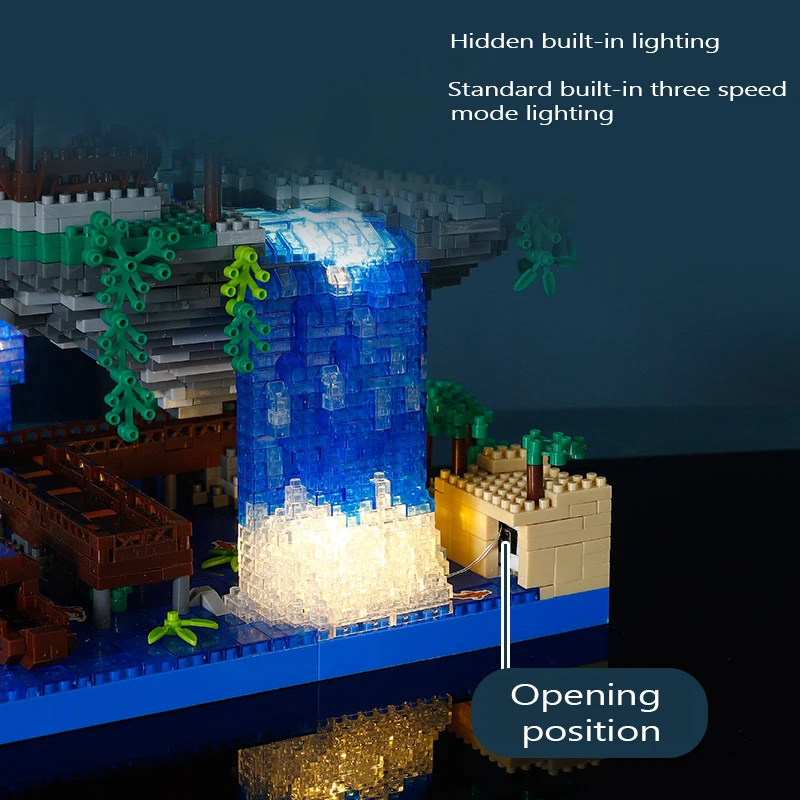 Набор Микро Строительных Блоков Persicarius Blooming Pond — Сложная Винтажная