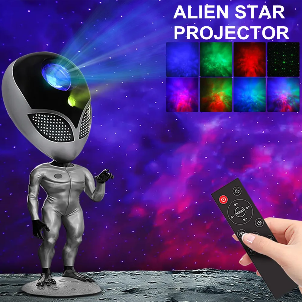 2022NEW Aliensun Star Projector Starry Sky Galaxy Projector Night Light for Kids Bedroom Home Decor Decorative Lamp Nightlights