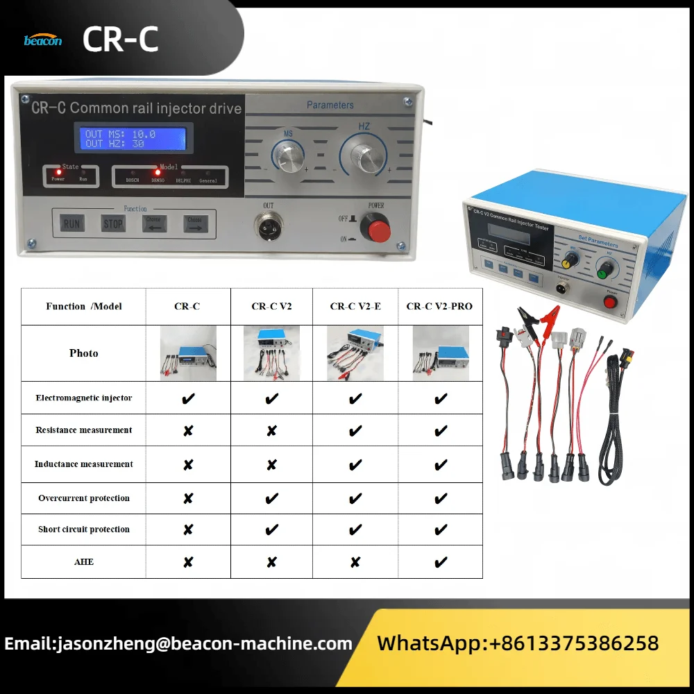 

New Product CR-C Common Rail Diesel Injector Tester Fuel Injector Simulator Driver with AHE