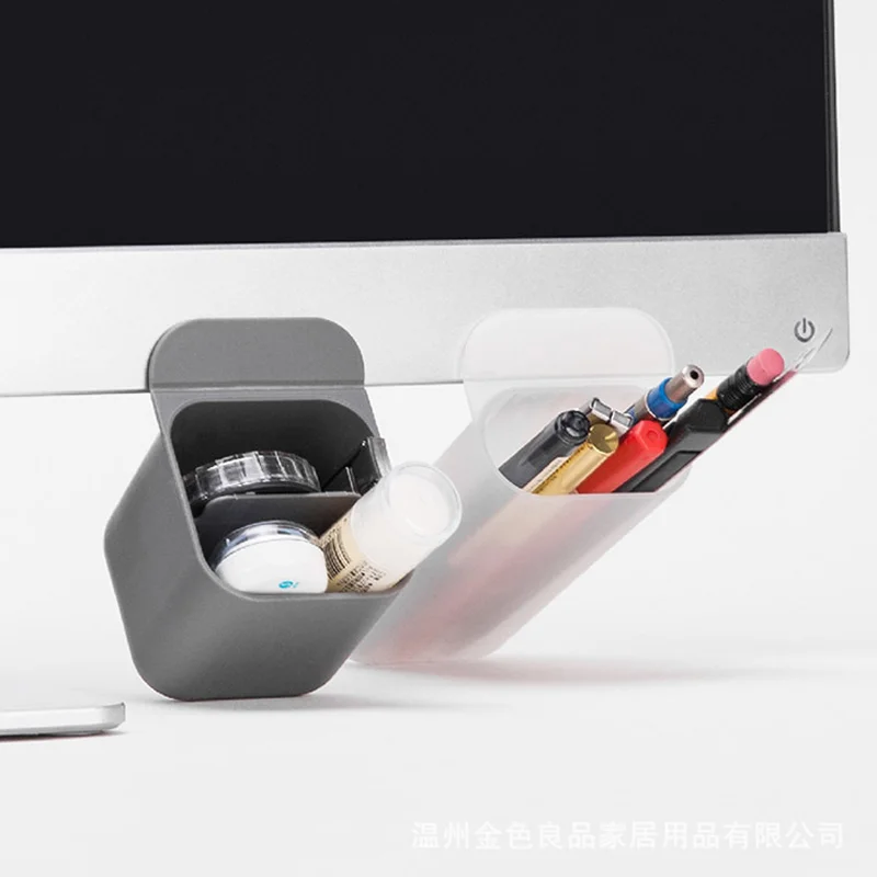 

Creative DIY Computer Display Aided Pen Holder Stationery Multi-functional New Home Organizer Office Table Accessories Storage