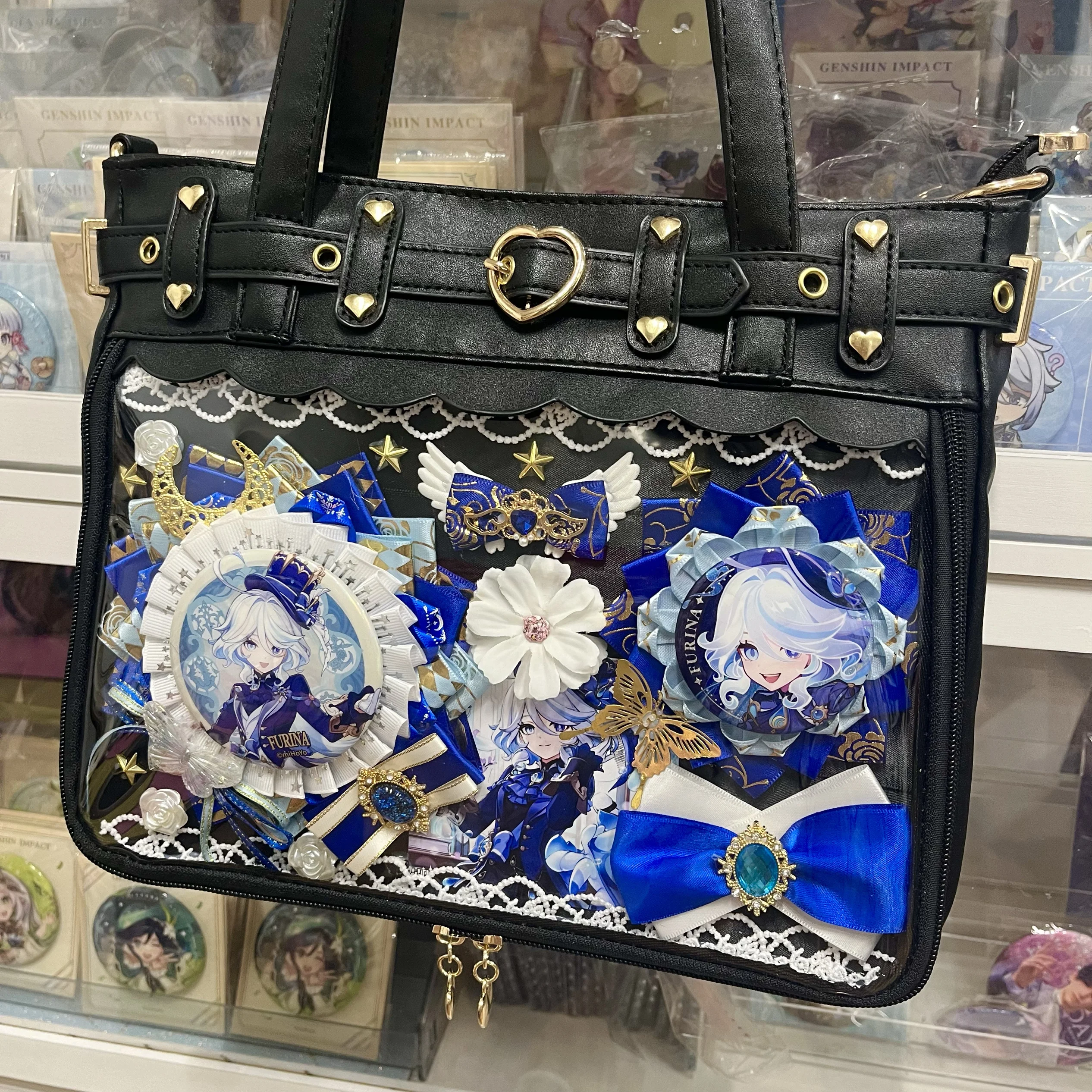 Genshin Impact Furina Focalors Hydro Archon анимация derivative itabag готовый продукт сумка через плечо подарок на день рождения (art.: 3920d42e99884) - 3920d42e99884