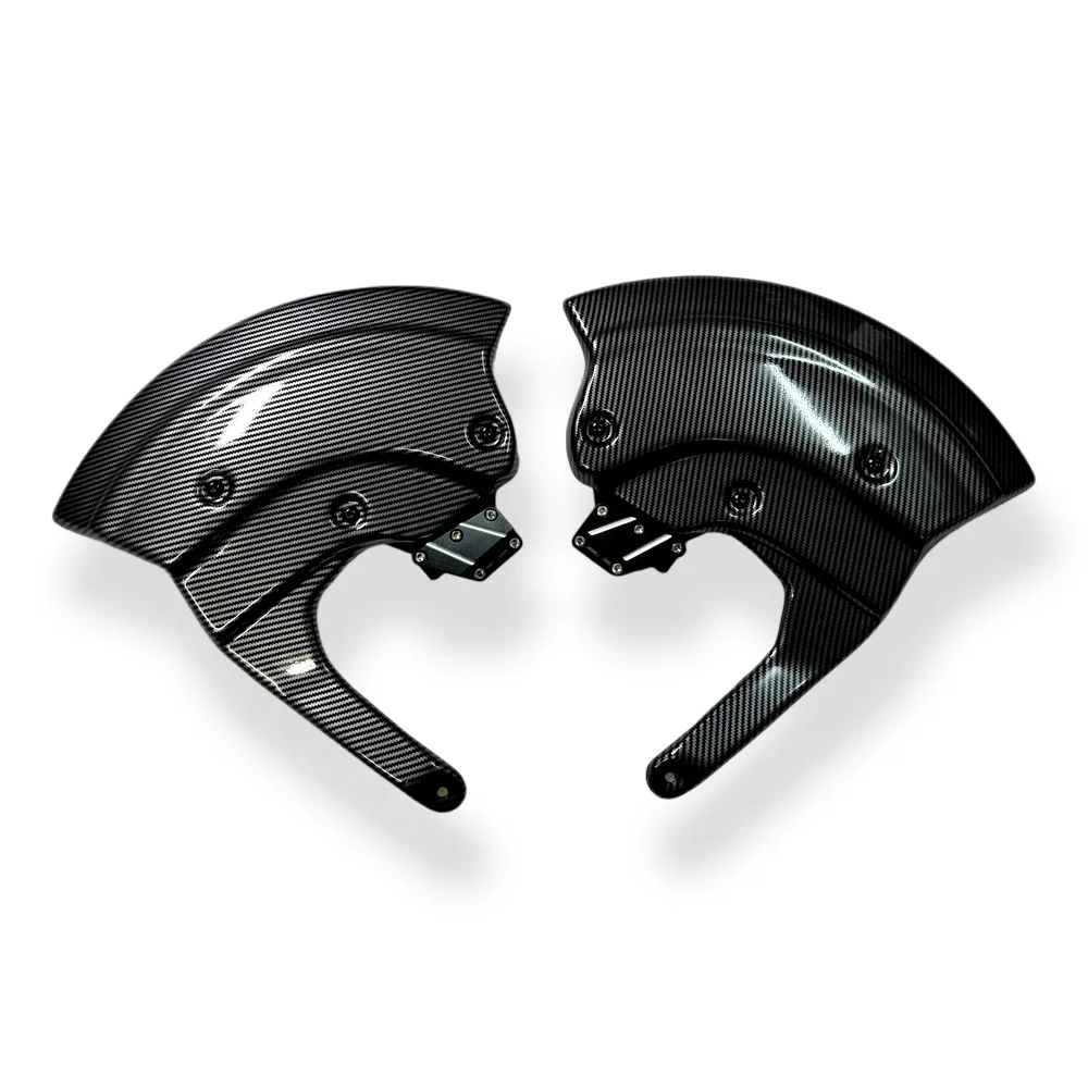 Фото Для BMW S1000R M1000R S1000RR M1000RR S1000XR 2019-2025: Защитная накладка на суппорт и тормозной диск из карбона №1