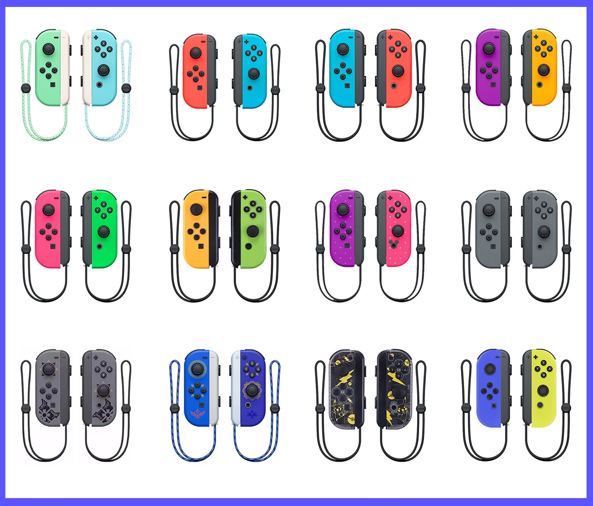 

Джойстик с левой и правой ручкой, беспроводной джойстик с ремешками, двойная вибрация