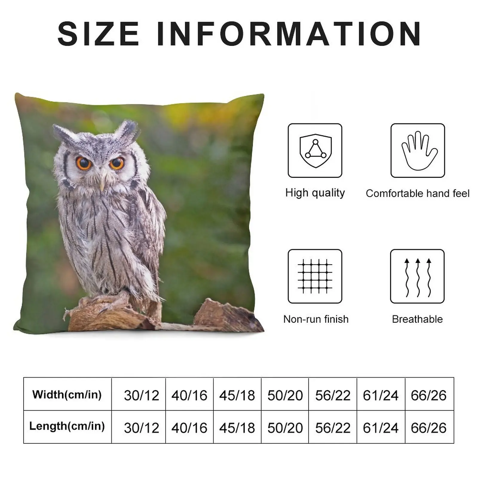 Декоративная подушка Scops Owl подушки для детских диванов чехлы подушек