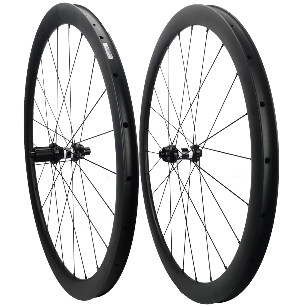 

700C Carbon Road Disc Wheelset DT350S 25mm Wide 30mm 35mm 40mm 45mm 55mm 60mm Depth Center Lock Cyclocross Disc Brake wheels