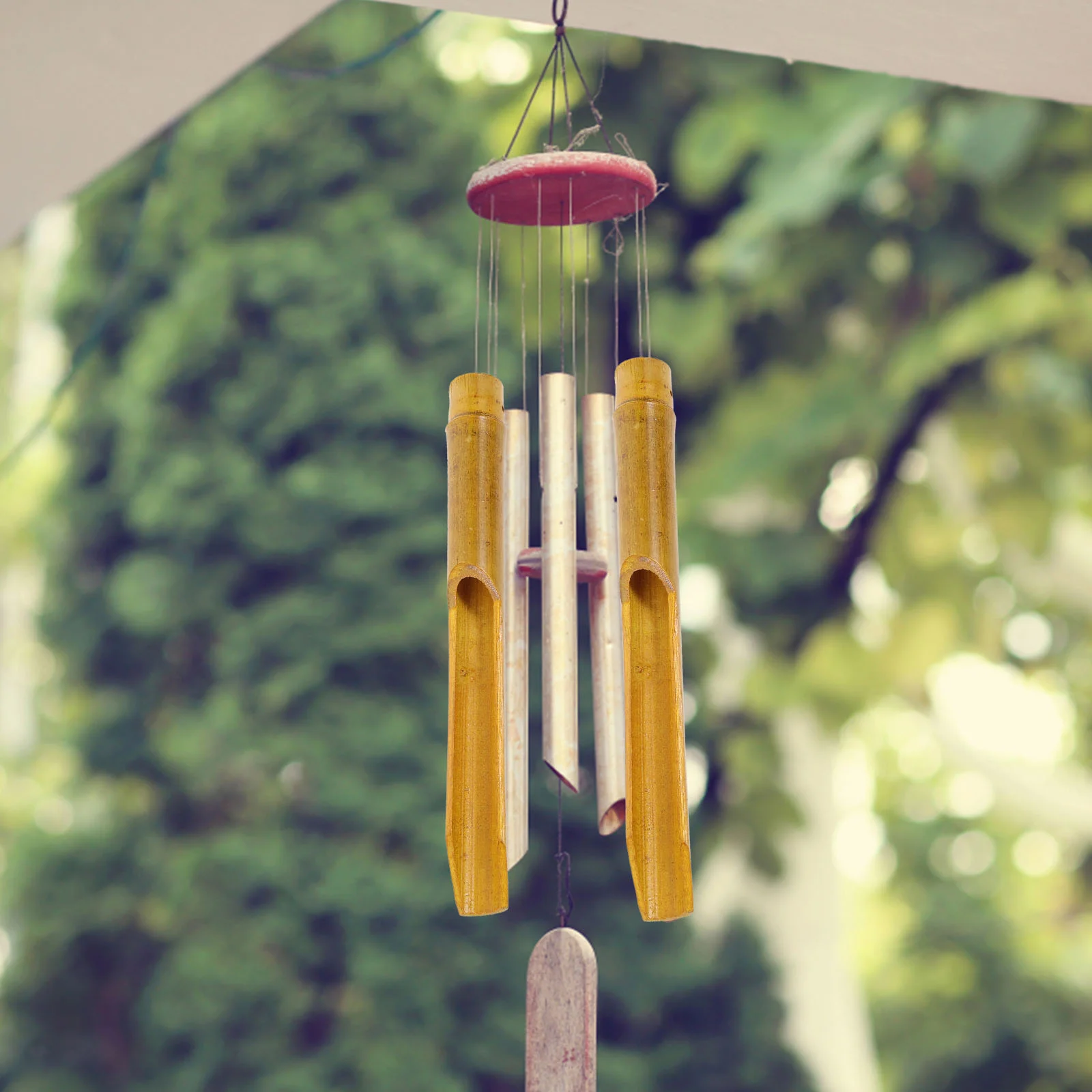 

Bamboo Wind Chime Tubes Japanese Wind Chime Pipes Diy Wood Windchime Parts Replacement Home Outdoor Garden Hanging Decorations