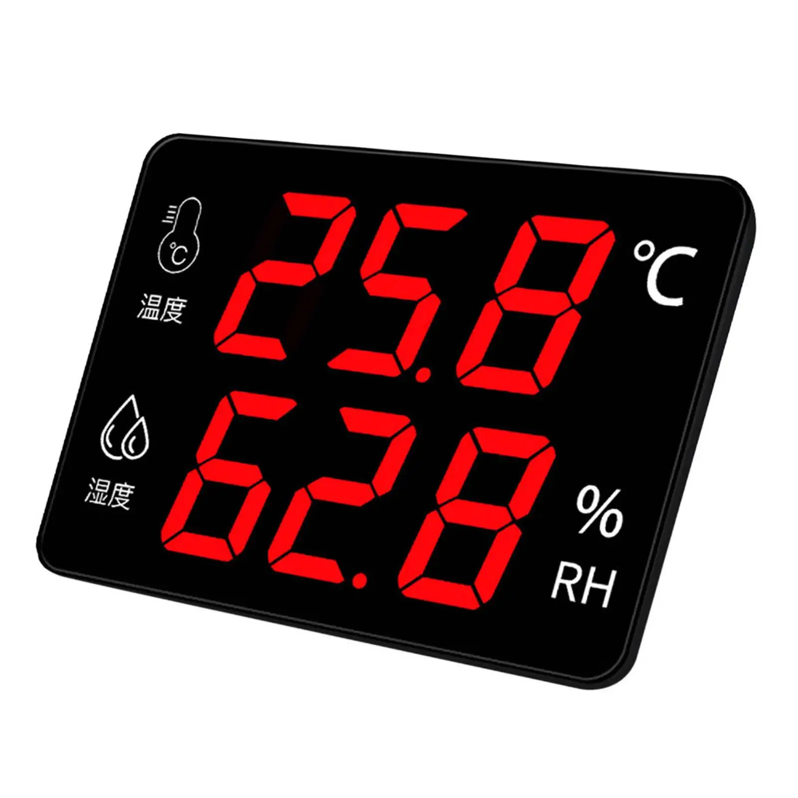 

Digital Temperature Humidity Meter Large Screen Precise Hygrometer Monitor LCD Display Temperature Sensor for Laboratory Indoor