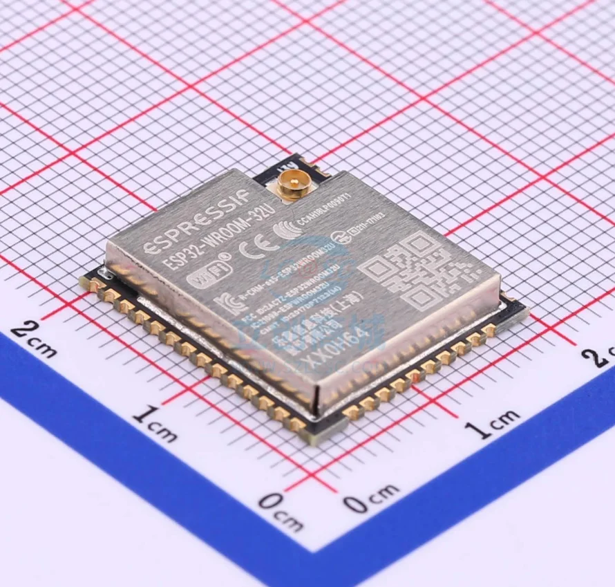 

100% New OriginalNew Original Authentic ESP32-WROOM-32U(8MB) WiFi Module Model: ESP32-WROOM-32U(8MB)