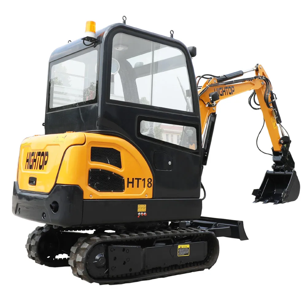 China 1.8 Ton Crawler Digger Mini Excavator Lowest Price with Closed Cabin