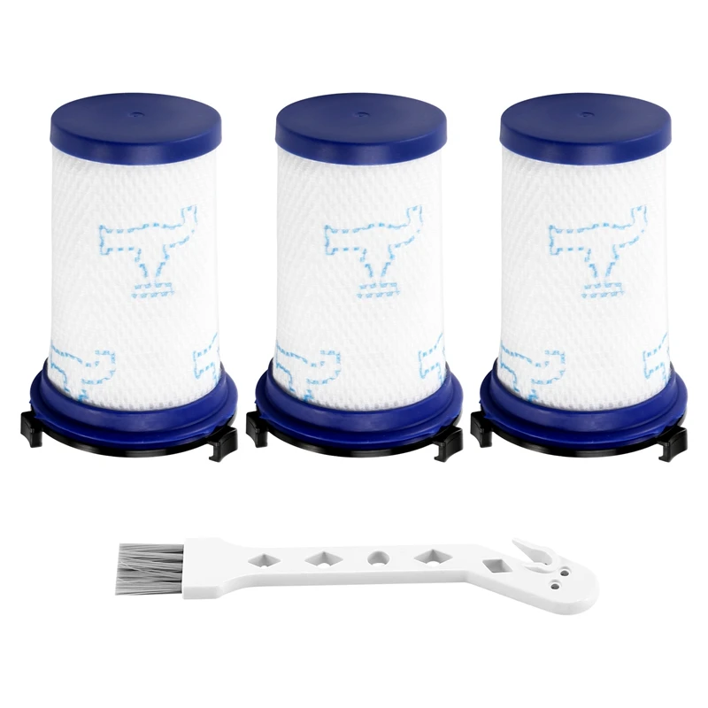 3 Pack Replacement Filter Accessories For Rowenta Air Force 360 X-Pert Vacuum Cleaner