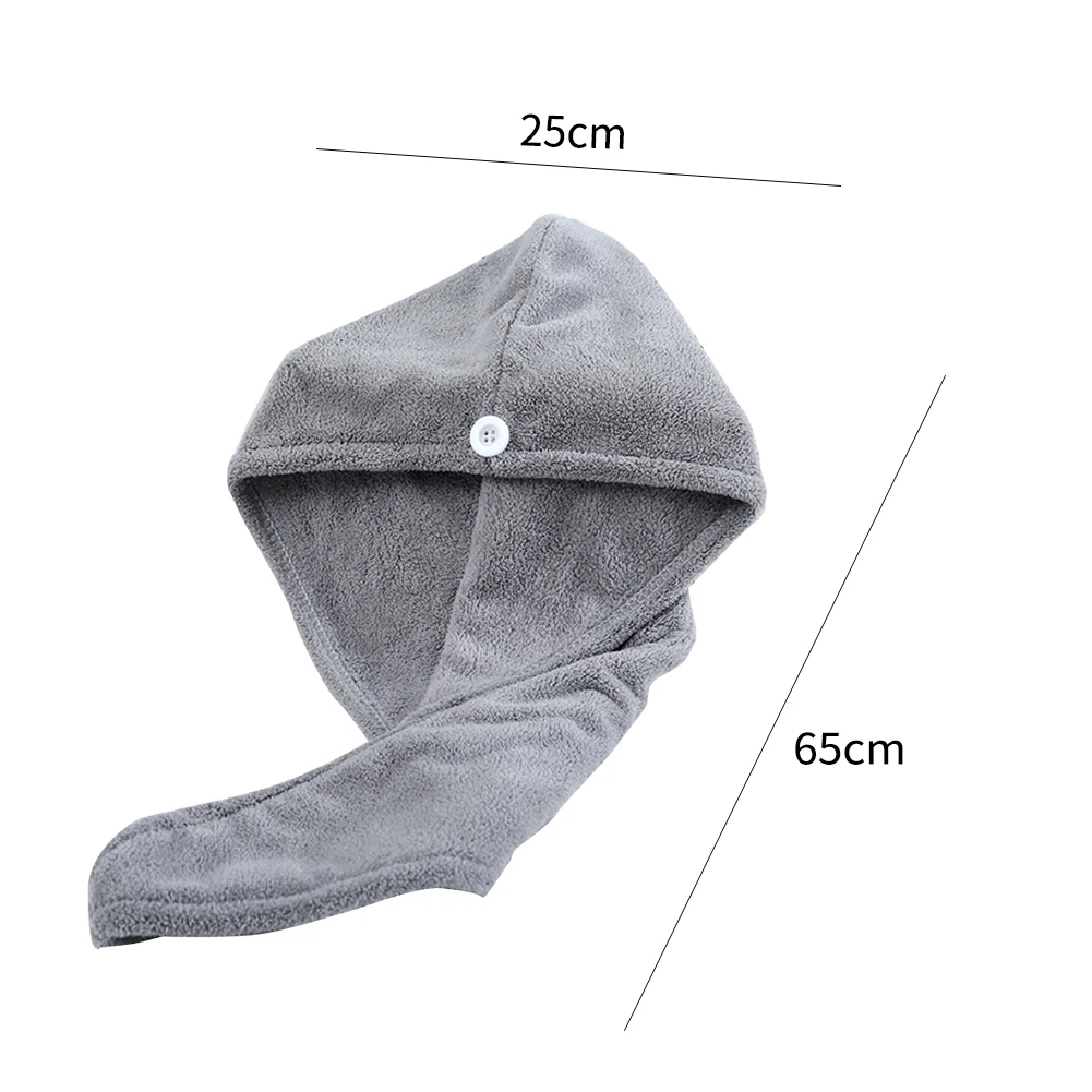 

Quick Drying Magic Hair Fast Drying Dryer Towel Bath Hat Dry Hair Cap Microfiber Shower Cap Quick Drying Soft Home BathroomHat