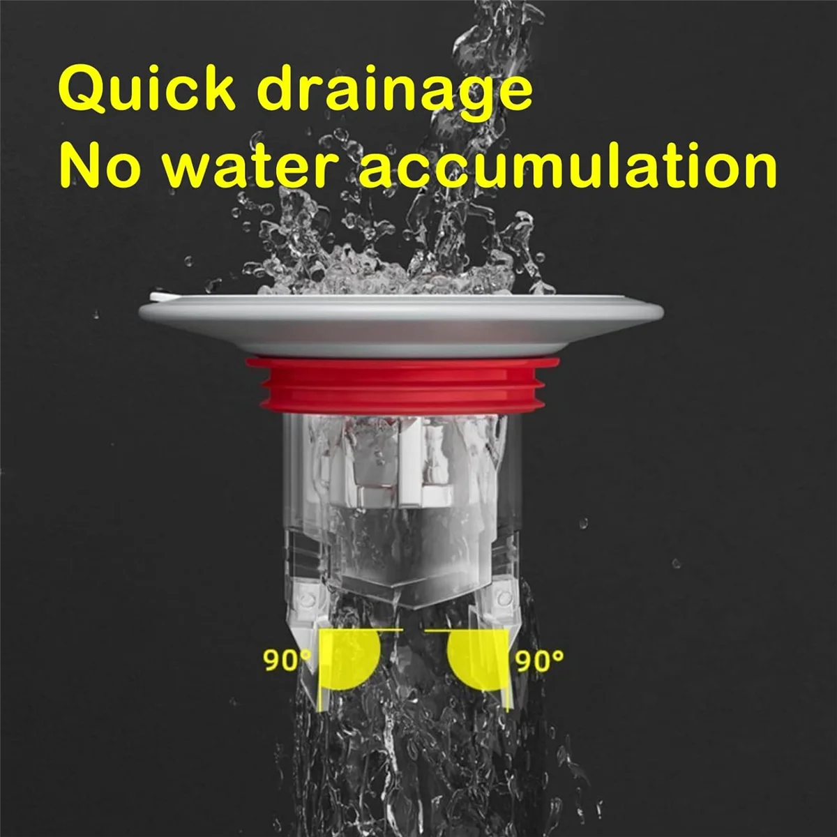 Предотвращение обратного потока слива в душе односторонний клапан крышка с