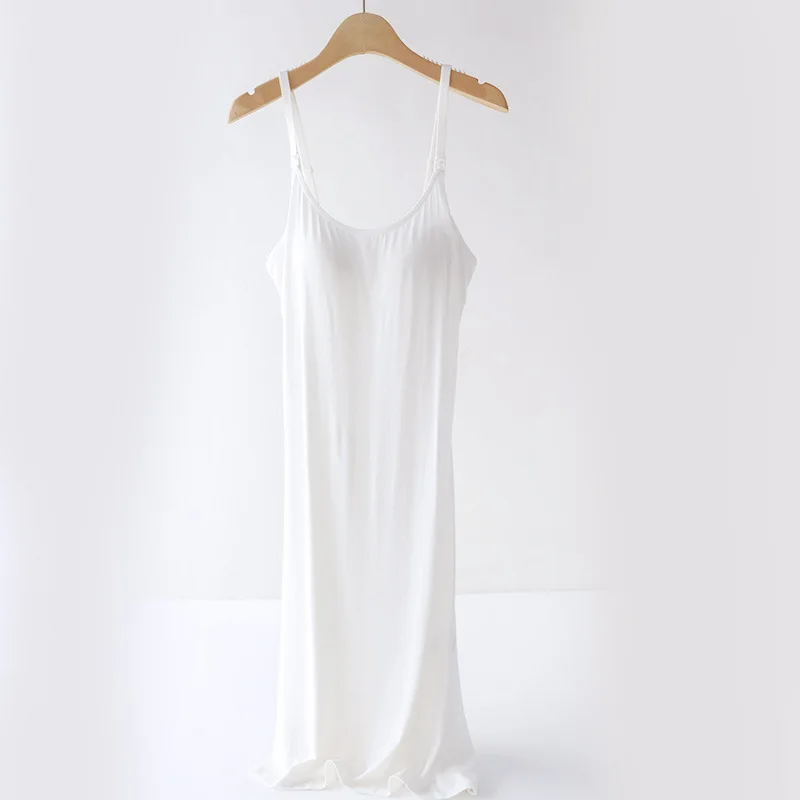 

Large size loose breastfeeding sling bottoming skirt belt chest pad wear-free underwear mother breast milk underwear Black