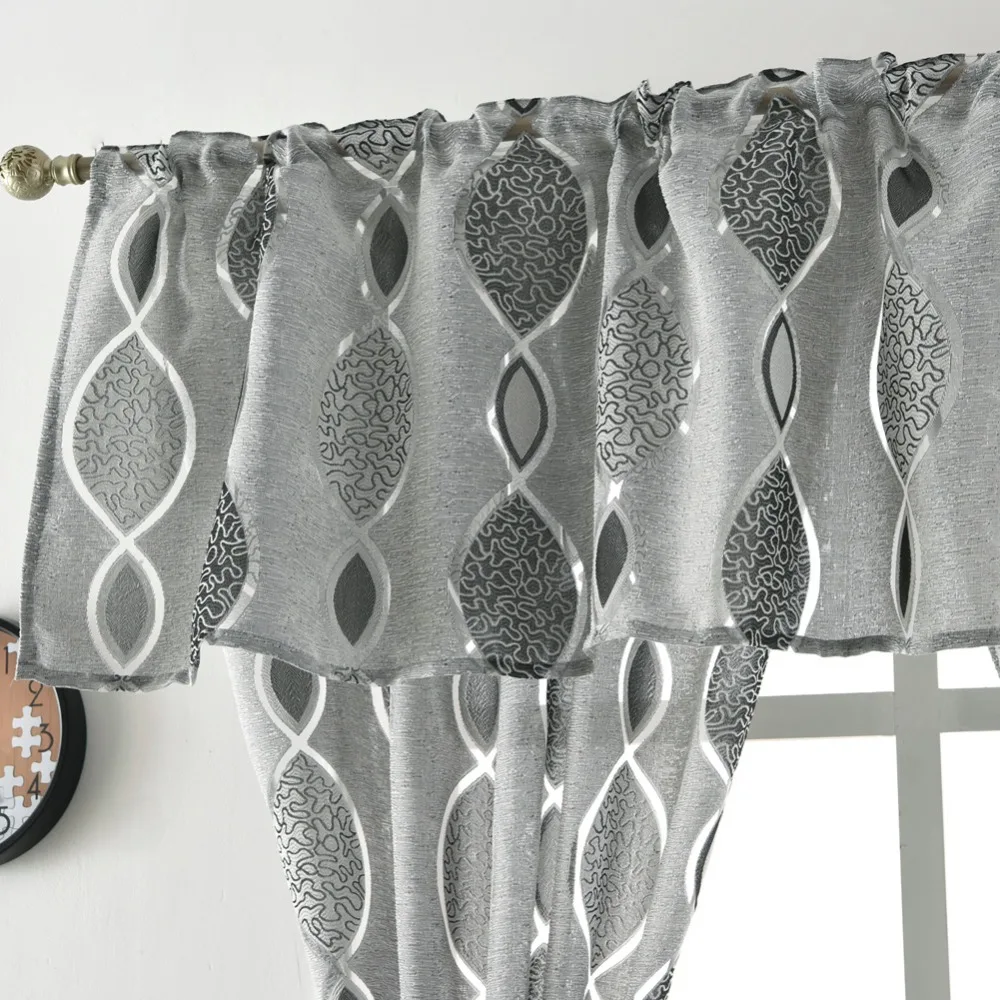 Жаккардовые короткие занавески NAPEARL для кухни дома гостиной дверей балкона окон