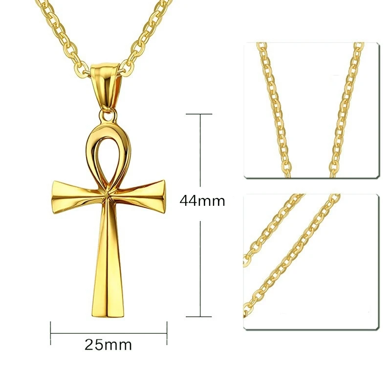 Африка Ахе египетский крест ожерелье религиозный амулет кулон распятие Анкх