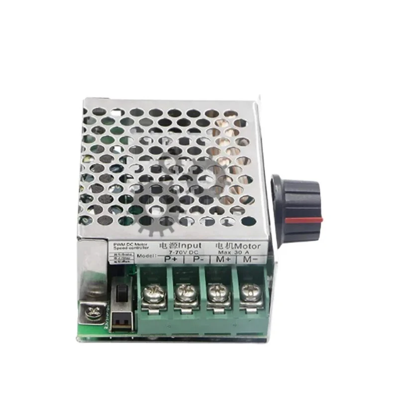 Горячий! Переключатель контроллера скорости двигателя Riorand 7-70 В Pwm DC 30a цифровой