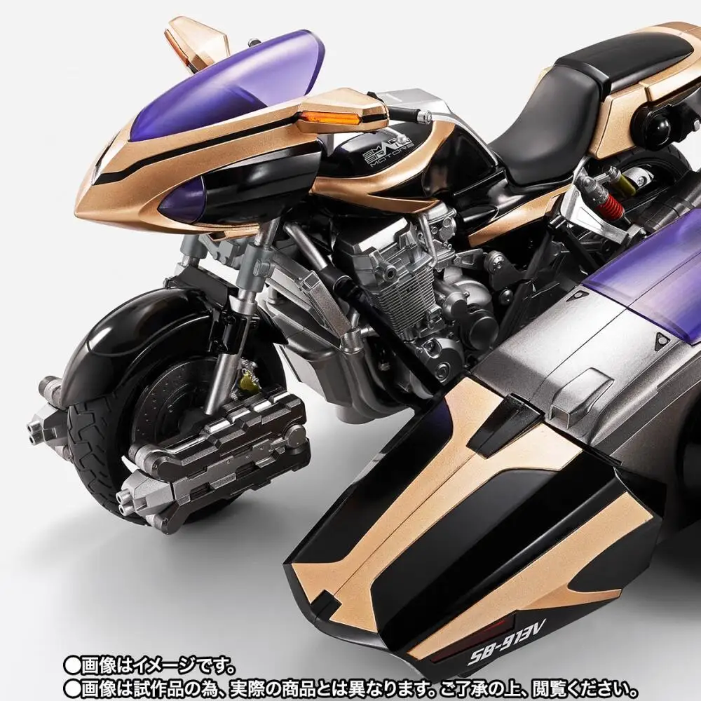 Фото Горячая распродажа! В наличии! Фигурка Bandai SHFiguarts Masked Rider 555 SB913V Side Basshar. Аниме-модель, подарок. №2