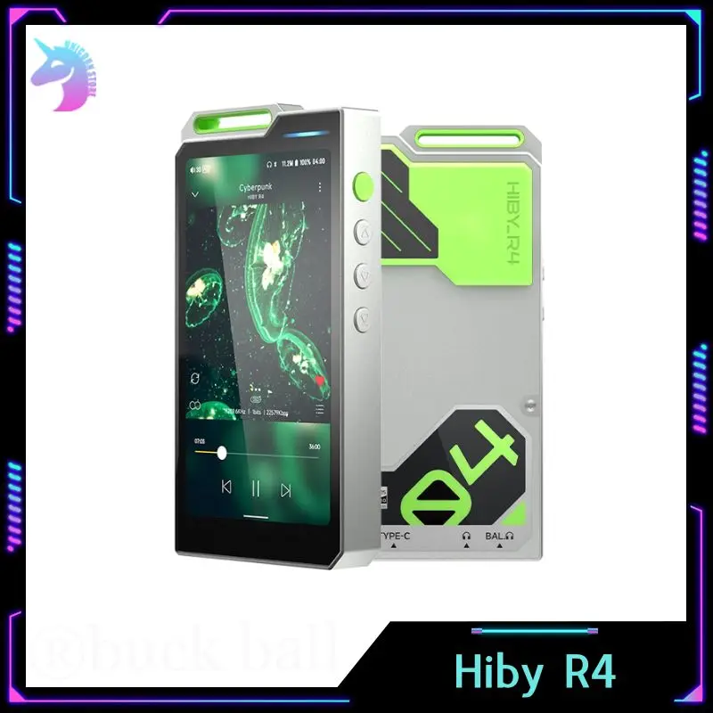 HiBy R4 MP3 ES9018Q2M*4 Android12 Hi-Fi музыкальный плеер аудио Bluetooth WiFi DSD256 MQA 16x USB ЦАП усилитель