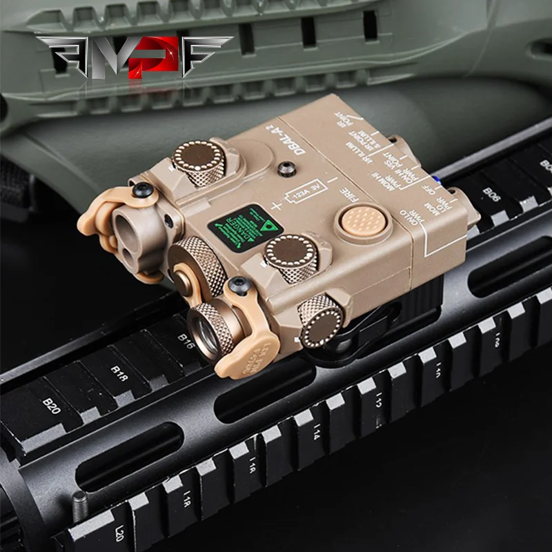 Tactical DBAL-A2  Green Red Laser Indicator No IR LED Strobe Light Fit 20mm Picatinny Rail Airsoft Hunting Weapon Sight PEQ-15