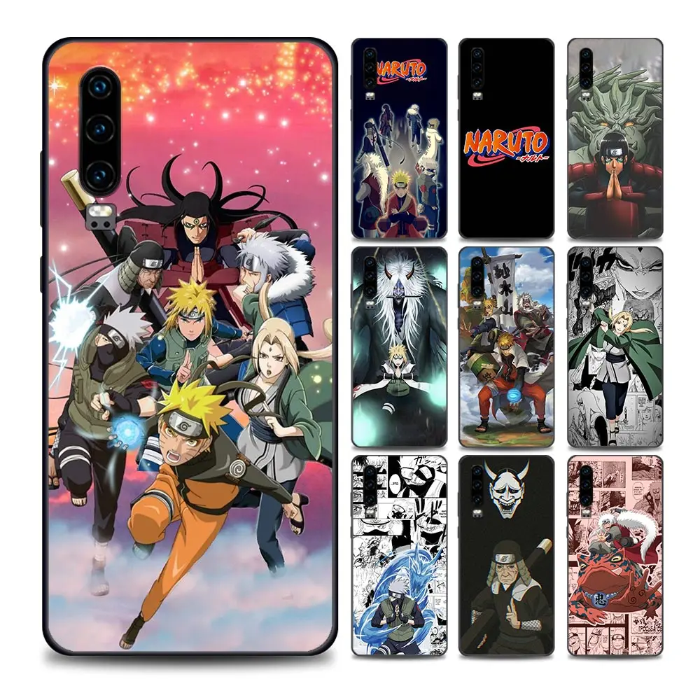

Phone Case for Huawei P10 Lite P20 P30 P40 Lite P50 Pro Plus P Smart Z Soft Silicone Anime Naruto