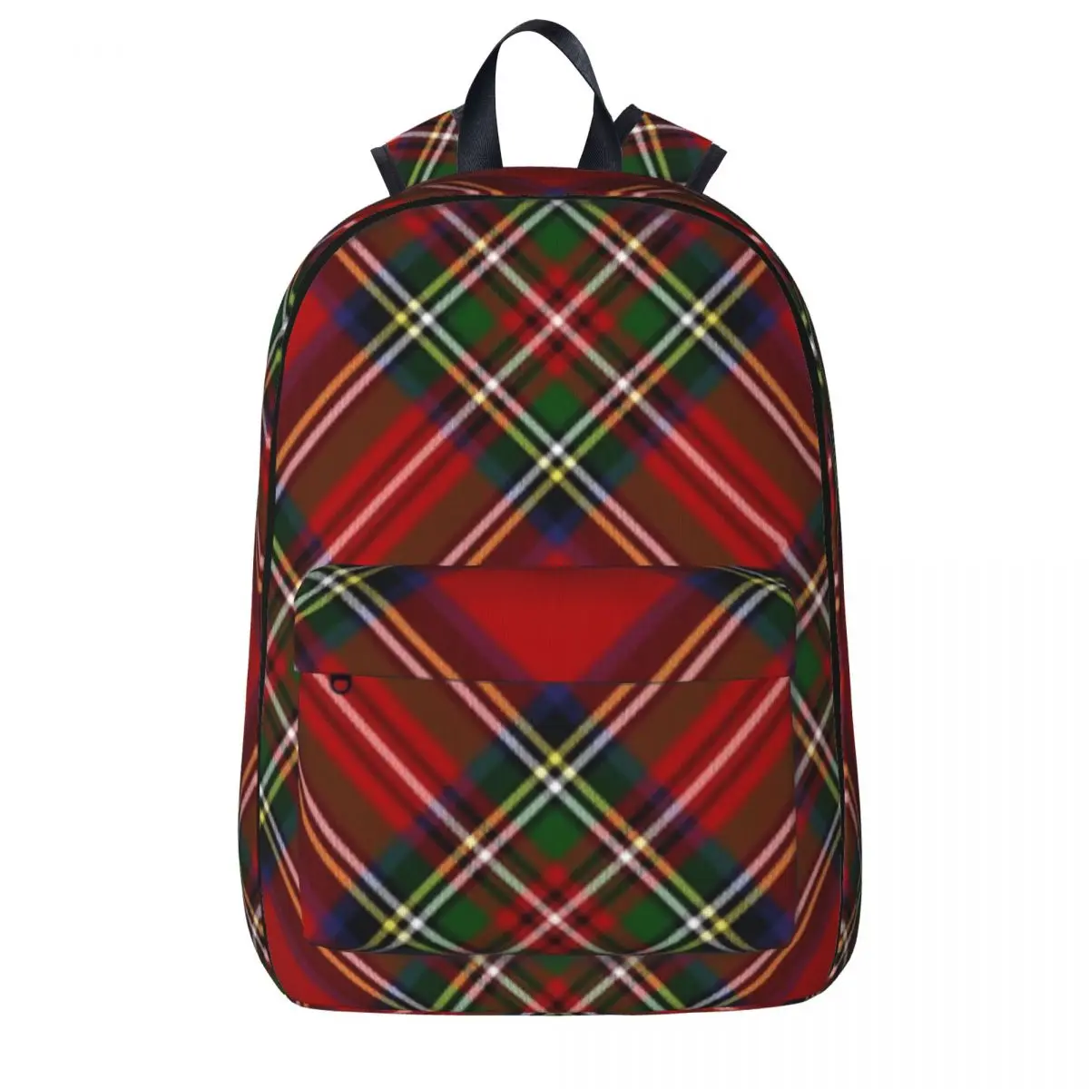 

Royal Stewart Tartan Cross Plaid Backpack Boys Girls Bookbag Students School Bags Kids Rucksack Travel Rucksack Shoulder Bag