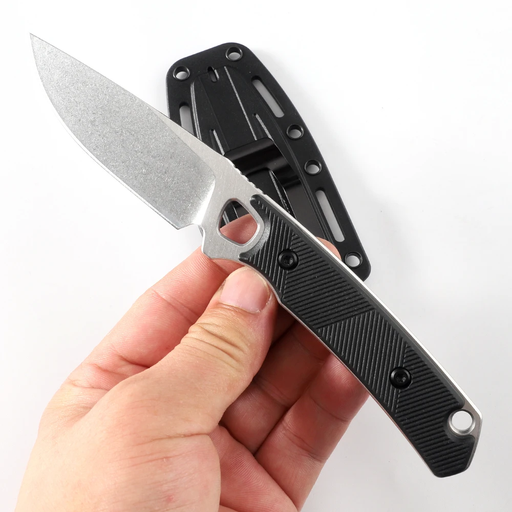 Нож из стекловолокна ABS с резиновой ручкой лезвие для кемпинга универсальный