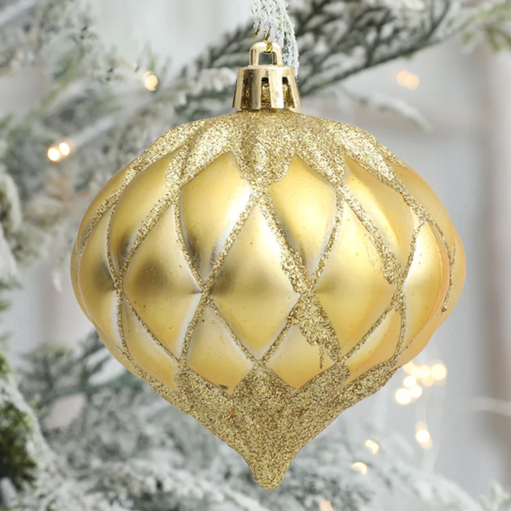 Рождественские луковые шары украшения Легко повесить Привлекательный дизайн